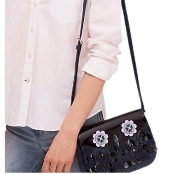 Kate Spade Zibbi Owl Flap Crossbody Bag - Picture 2 of 5